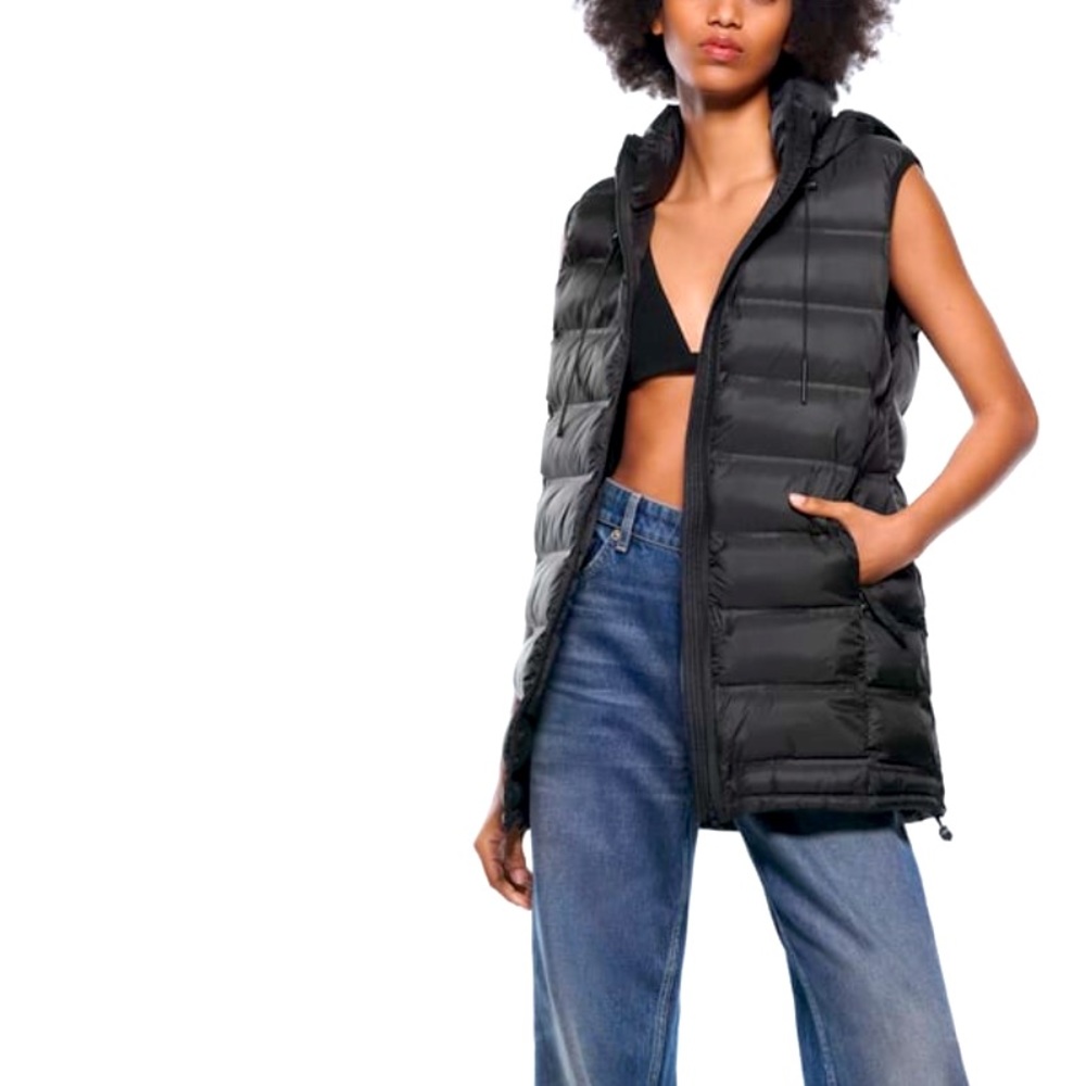 Zara PACKABLE WATER REPELLENT PUFFER
VEST